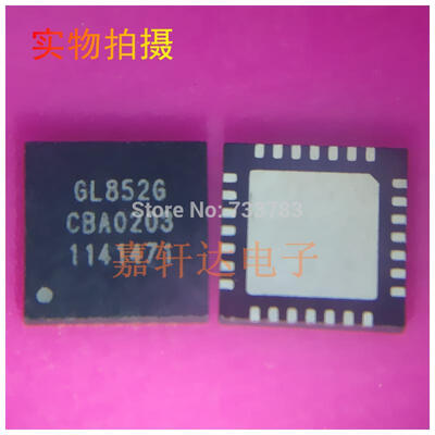 

5pcs/lot GL852G GL852 QFN-28 USB 2.0 MTT HUB Controller