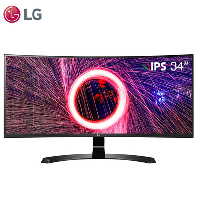 

LG 34UC88-B 34-дюймовый 21: 9 суперширокий экран с изогнутой поверхностью с высоким разрешением IPS жесткий экран с низким разрешением экрана фильтра синий светодиодная подсветка ЖК-дисплей