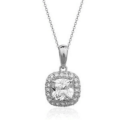 

Yoursfs® 18K White Gold Plated Simulated Diamond Bump Statement Necklace Use Clear Austrian Crystal Fashion Jewelry