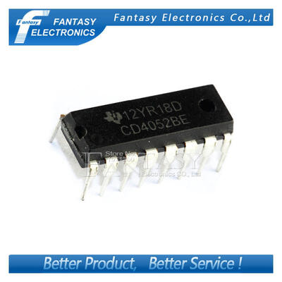 

20PCS CD4052BE DIP16 CD4052 DIP new and original IC free shipping