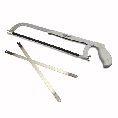 

Jimmy Home JM-G26112 Adjustable hacksaw frame hand saw household woodworking saw blade steel saw blade hacksaw bow send 3 saw blade 12 inches