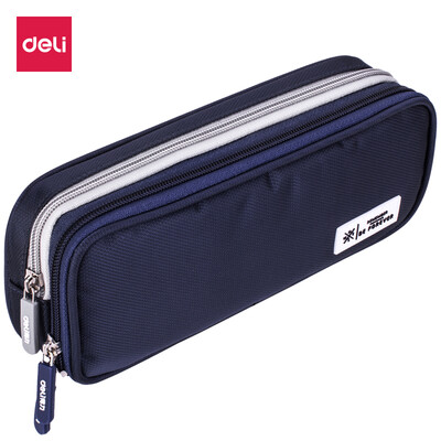 

Deli deli multi-function multi-layer pencil bag large capacity pencil storage bag starry blue 66720