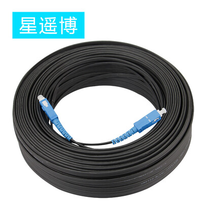 

Cinyobo CYB-GX-T4100 SC connector single mode fiber optic cable outdoor 2 core 3 wire optical fiber jumper transceiver light cat switch line 100 meters
