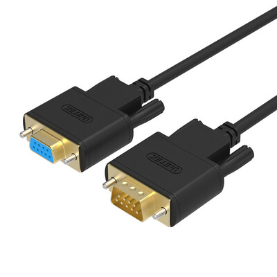 

(UNITEK) Y-C709ABK DB9-контактный серийный мужской удлинительный кабель Последовательный кабель 5 метров DB9 для отверстия COM-порт удлинительный кабель RS232