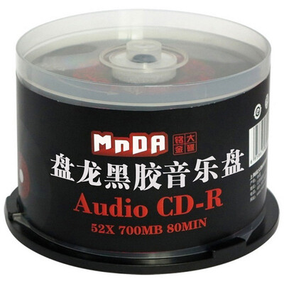 

Мин компания Daikin диск (Мнд) CD-R 52 700MB CD-скорости транспортного средства красно-винил музыкального компакта-диски баррель поверхность 50 заготовки записываемого диска