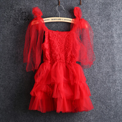 

CANIS@Girls' Rose Flower Tutu Cake Dress