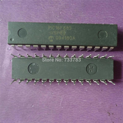 

10pcslot PIC16F883-ISP PIC16F883 DIP28 Enhanced Flash-Based 8-Bit CMOS Microcontrollers with nanoWatt Technology