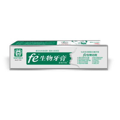 

Fe Golden Dentist Bio Enzyme Сухая кисточка Зубная паста 220г Ферментный индекс 9.8