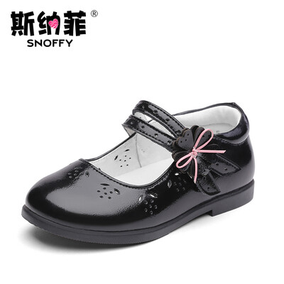 

Snafy Snoffy Snafy childrens shoes girls shoes new leather baby student princess performance shoes black girls students childrens shoes 17692 black 27