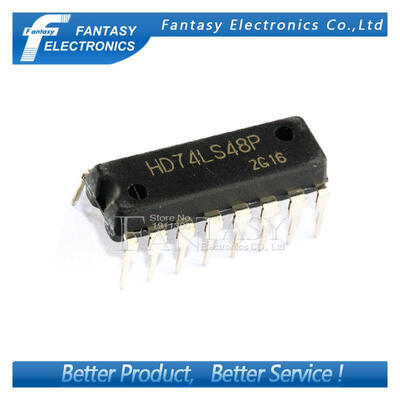 

5PCS HD74LS48P DIP14 HD74LS48 DIP SN74LS48N 74LS48 new and original IC free shipping
