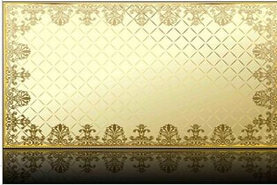 

Custom 3d mural Custom TV background mural wallpaper living room non-woven 3D gold European wallpaper mural