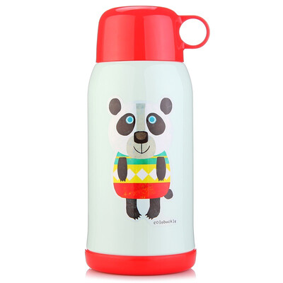 

Tiger Tiger 600ml stainless steel vacuum cold insulation giant panda children&39s pot MBJ-C06C-CP cup with a set of cups