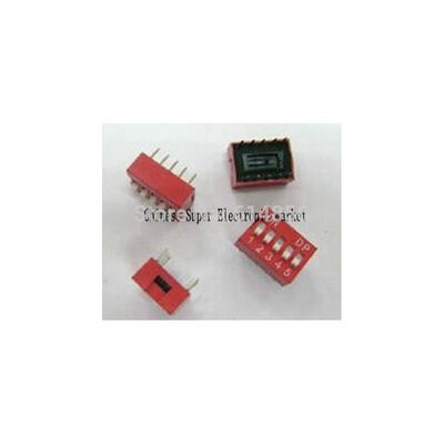 

100pcs 5P 5 Position DIP Switch 2.54mm Pitch 2 Row 10 Pin DIP Switch