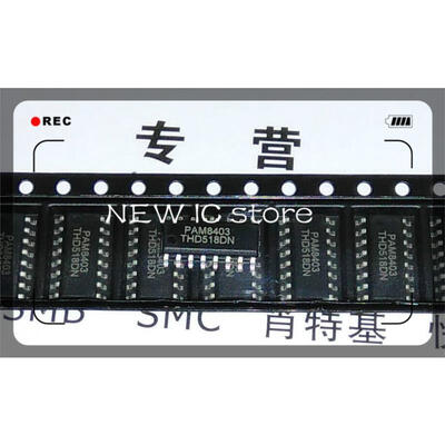 

Free shipping 100pcslot PAM8403 PAM8403DR AMP AUDIO 3W CLASS D SOP-16 IC Best quality