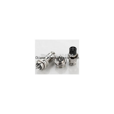 

2pair 4Pin Male & Female Diameter 16mm Wire Panel Connector GX16 circular connector Socket Plug GX16-4PIN