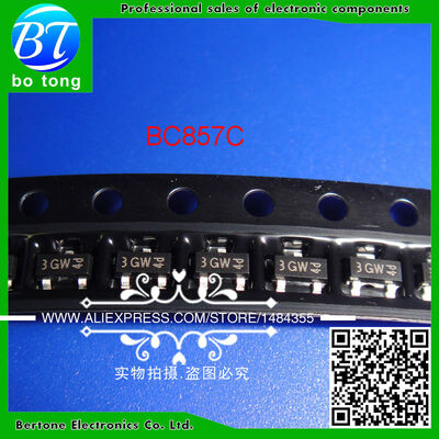 

Free shipping 3000pcs BC857C SOT-23 Original PNP transistor SOT23 BC857 Transistor Diodes SMD PNP general purpose transistors
