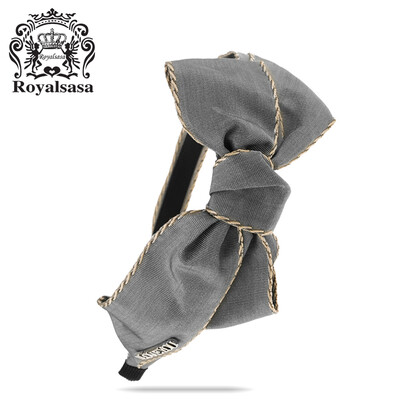 

Royal salsa hairpins headgear hair accessories fabric hair headband fashion wide headband gray