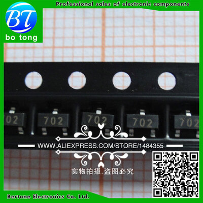 

100pcs 2N7002LT1G 2N7002 MMBT7002 Small Signal N-Channel MosFET SOT-23 &Free Shipping
