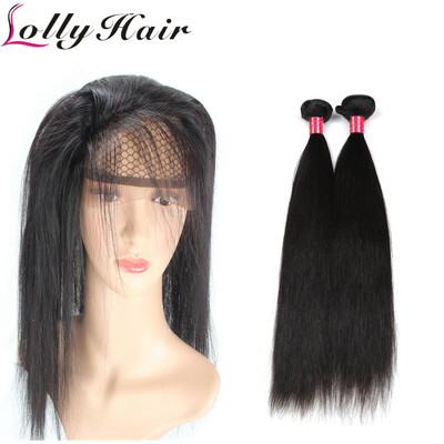

Brazilian Straight With 360 Closure 7A Brazilian Virgin Hair 2 Bundles With Closure Brazilian Straight Virgin Hair With Closure
