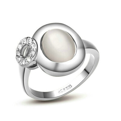

Yoursfs® 18K Rose Gold Plated Charming Opal Ring Use Austrian Crystal Fashion Jewelry