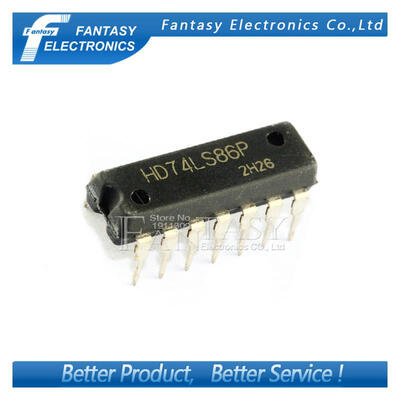 

5PCS HD74LS86P DIP14 HD74LS86 DIP SN74LS86N 74LS86 new and original IC free shipping