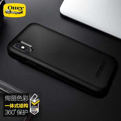 

OtterBox Новый Apple X iPhone X Красочный Geometry Wearable Дело Дело Обложка для Apple iPhone 10 Черный