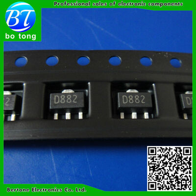 

Free Shipping 1000pcs/lot SMD triode SOT- 89 2SD882 D882 NPN