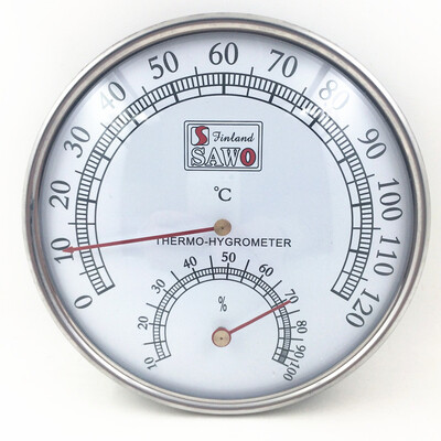 

Temperature meter Thermometer Hygrometer thermograph humidity meter hydrothermograph weather station for Sauna room 0C-120C