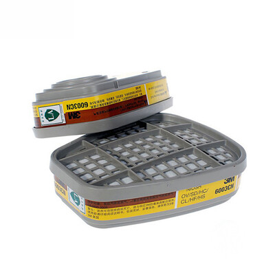 

3M 6006CN gas mask filter box anti-organic steam formaldehyde acetone benzene spray paint filter box 2 pair