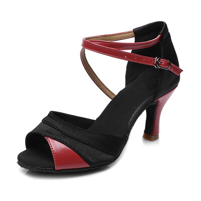 

Ballroom Ladies Women Girls Salsa Tango Latin Dance Shoes Heeled 7CM Dancing Shoes