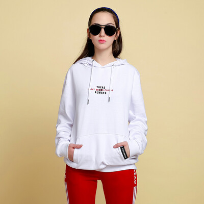 

Intercrew sweater female 2018 autumn new couple sweater Korean casual fashion couple sweater hooded three-dimensional foam letter printing ITS1TH31M white 105XXL