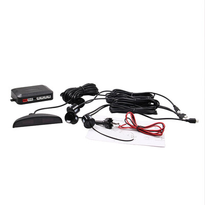 

racing 4 Car Auto Back up Sensors Reverse Radar System Alarm Kit Rear Parking Sensors with LED Display