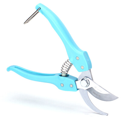 

WORTH macarons blue pruning shears gardening scissors imported SK5 steel 7 inch pruning scissors flower branches twigs potted gardening pruning shears