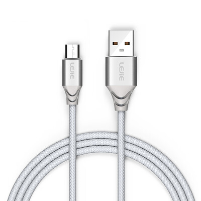 

LEJIE Micro USB Charging&Data Transfer Cable 15M Silver LUMC-2150F