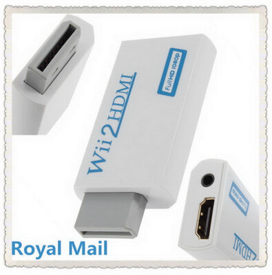 

Wii To HDMI 720P/1080P Upscaling Converter Adapter with 3.5mm Audio Output