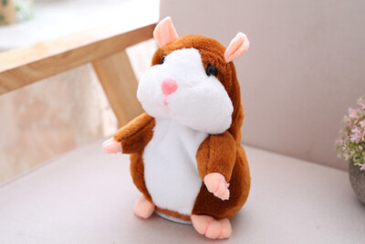 

Talking Hamster Plush Nod Toy Walking Mouse Doll Repeat Sound Language Kid Educational Gift Stuffed Plush Speaking Toy
