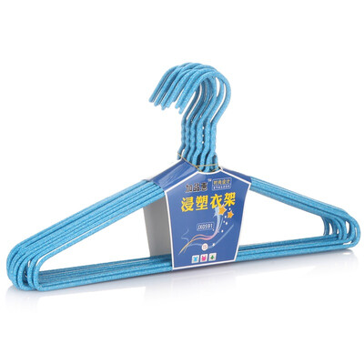 

JIAPINHUI plastic cover stainless steel clothes hanger