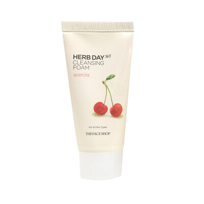 

The Face Shop daily herbal pomegranate foam cleansing cream 25g gifts please do not purchase separately