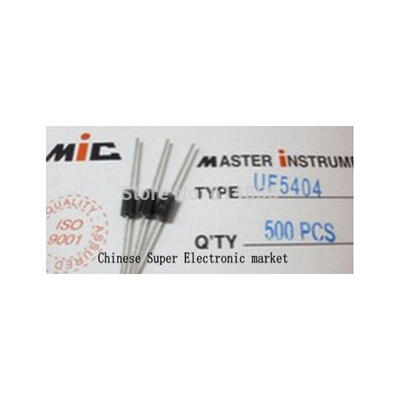 

10PCS UF5404 400V 3A DO-27 Quick Recovery diode 400V 3A