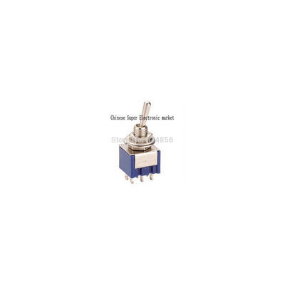 

50pcs/lot 6-Pin DPDT ON-OFF-ON Toggle Switch 6A 125VAC