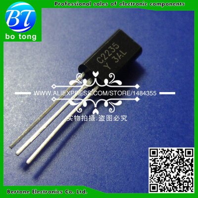 

Free shipping 2SC2235 C2235 NPN Transistor TO-92L 800mA 120V 08A Triode Transistor Low Power Transistor 20pcsbag