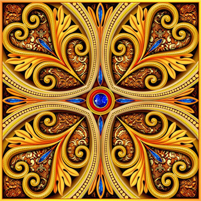 

Custom Photo Wallpaper Home Decor Large European Style Classical Pattern Luxury 3D Living Room Ceiling Fresco Murals Wallpaper