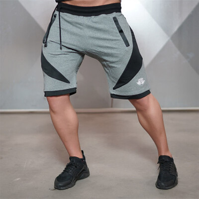 

Muscle Fitness brothers mens sports outdoor running training casual spring&summer tight breathable shorts