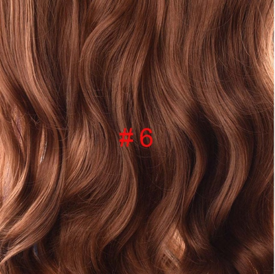 

Long Wavy Clip in Synthetic Hair Extensions 24 inch 190GPC 4 Clips Heat Resistant Fiber 17 Colors For Women
