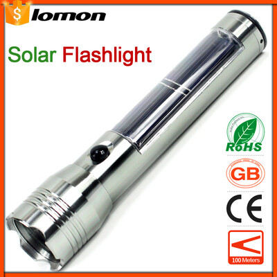 

Solar LED Flashlight CREE L2 Olight 18650 Rechargeable Torchlight Camping Portable Light Waterproof High Power Cycling Bicycle