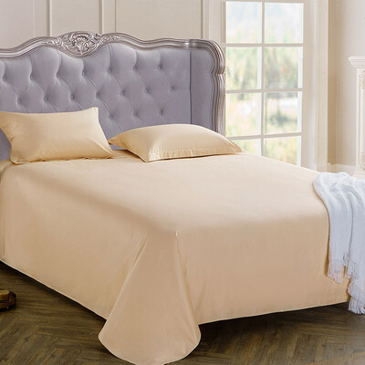 

Cornell bedding home textiles 60 satin cotton sheets cotton hotel solid color sheets single white 280280cm