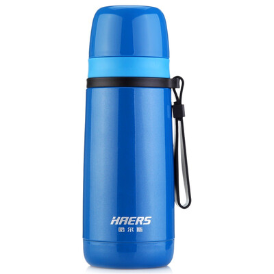 

Jingdong Supermarket] Hals HAERS 500ml love to enjoy stainless steel vacuum insulation Cup double cover warheads hand cups LB-500F-7 qualities