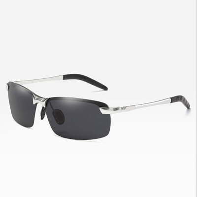 

Новые солнечные очки Polarized солнечных очков прибытия металла водить спорта Rimless металла поляризованные солнечные очки велосипеда Мужчины задействуя Goggle Oculos