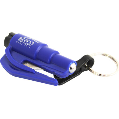 

Easy Tour Easy Tour Mini Safety Hammer Car Safety Hammer Portable Life-saving Hammer Broken Window Car Escape Keychain Blue