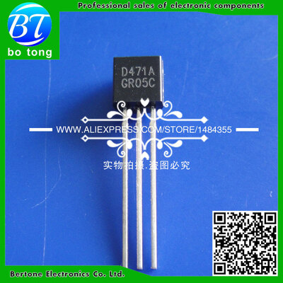 

Free shipping 100PCSlot 2SD471A 2SD471 D471 D471A TO-92 NPN Transistors